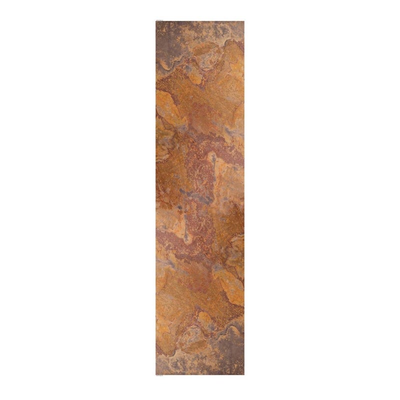 Pannello mdf decoro pietra ruggine L 220 x H 60 cm Sp 19 mm multicolore