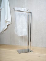bremermann Bad Serie LUCENTE - Porta asciugamani in acciaio INOX cromato lucido, 80 cm bremermann Bad Serie LUCENTE - Porta asciugamani in acciaio INOX cromato lucido, 80 cm