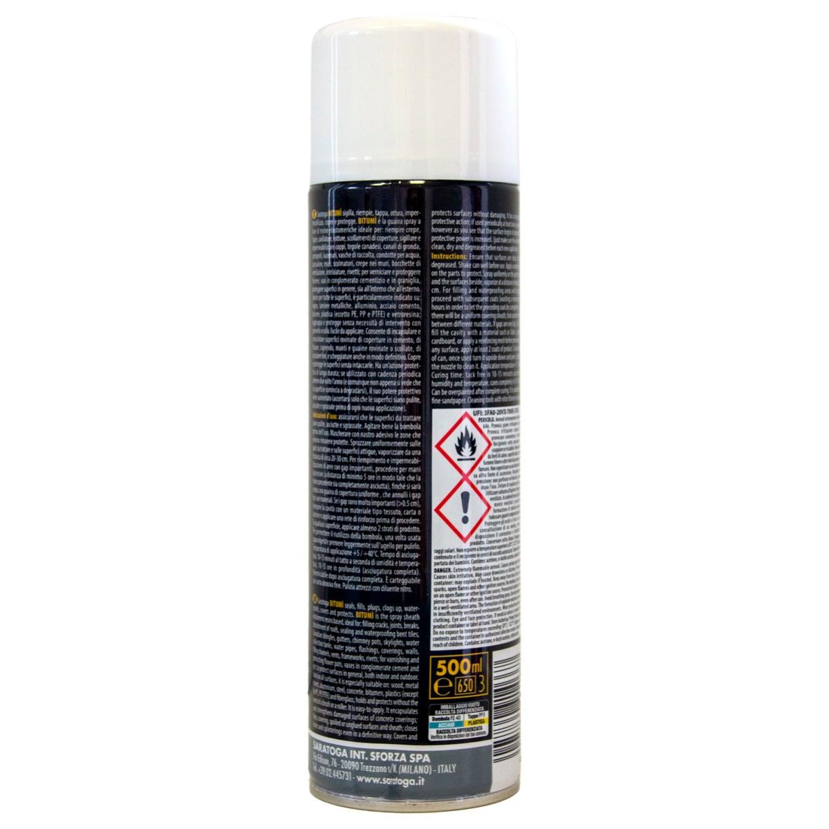 Petec Protezione Sottoscocca Bitume Nero Spray 73150 - 500ml Antiruggine Per Auto
