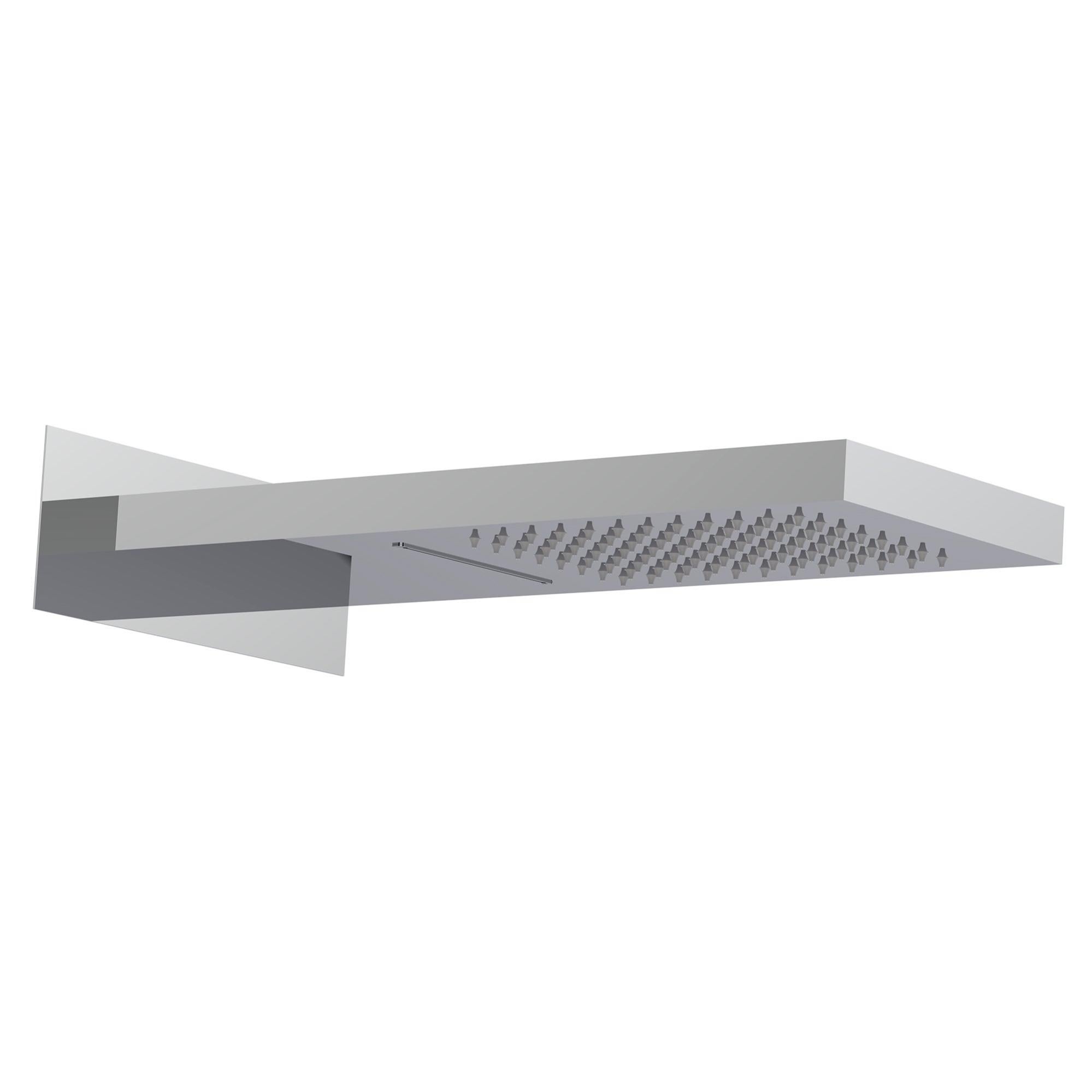 Soffione Doccia Cascata con installazione a muro 50x20