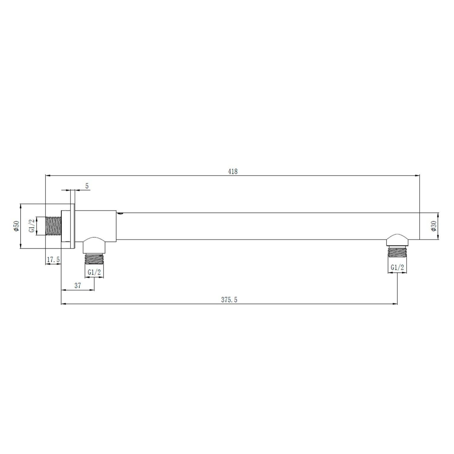 Kingston Brass K1275A1 Beccuccio Deviatore Universale Per Vasca In Ottone Cromato, 15 Cm - 5