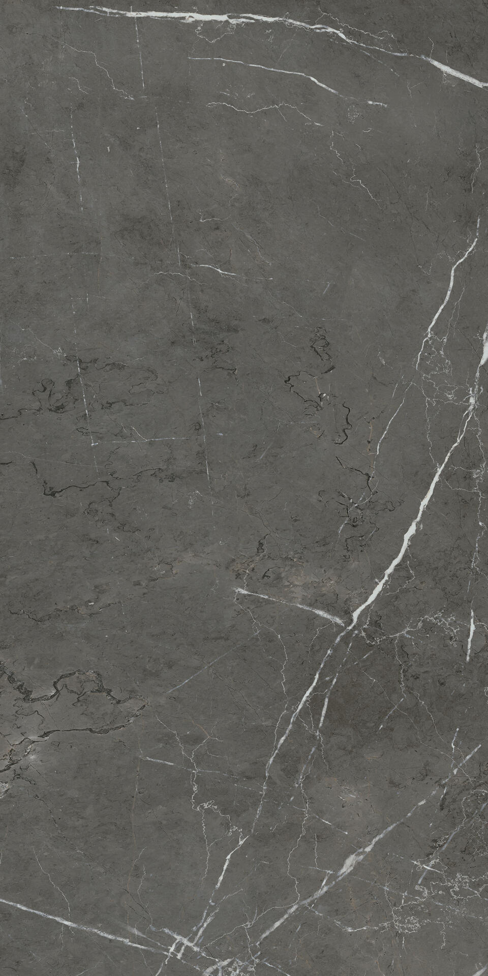Gres porcellanato smaltato per interno effetto marmo sp. 6 mm Grey ...
