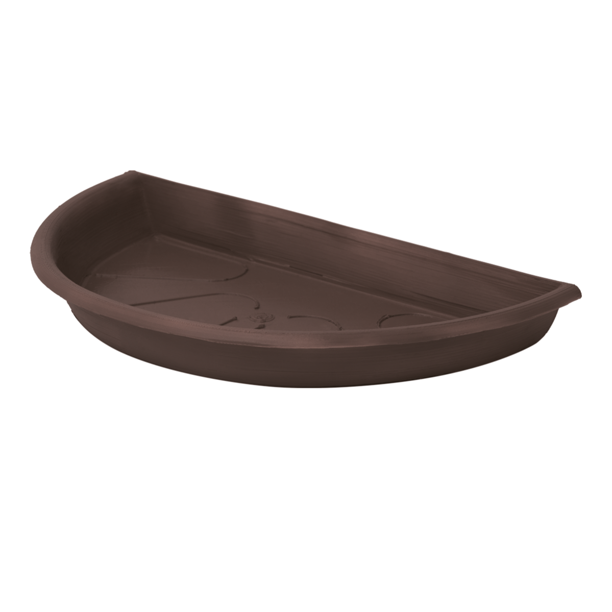 Blim Sottovaso Quadrato In Plastica | 42x42 Cm | Marrone Scuro, Riciclabile Per Vasi Da Fiori - 2
