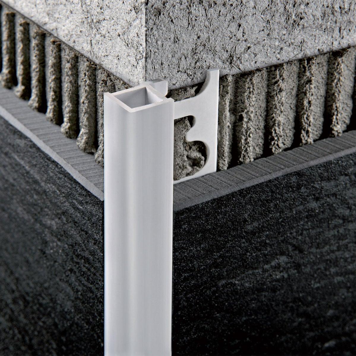 Profilo angolare esterno in pvc Projolly Square Sp 8 mm L 270 cm bianco ...