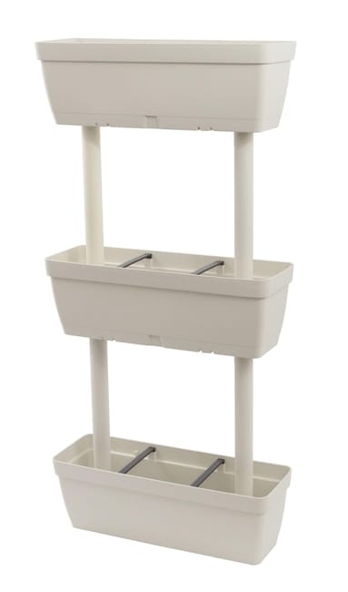 Fioriera Natural Deluxe Con Grigliato In Polipropilene Colore Bianco H 142 X L 43 X P 43 Cm 35895594 Fioriera Natural Deluxe Con Grigliato In Polipropilene Colore Bianco H 142 X L 43 X P 43 Cm 35895594