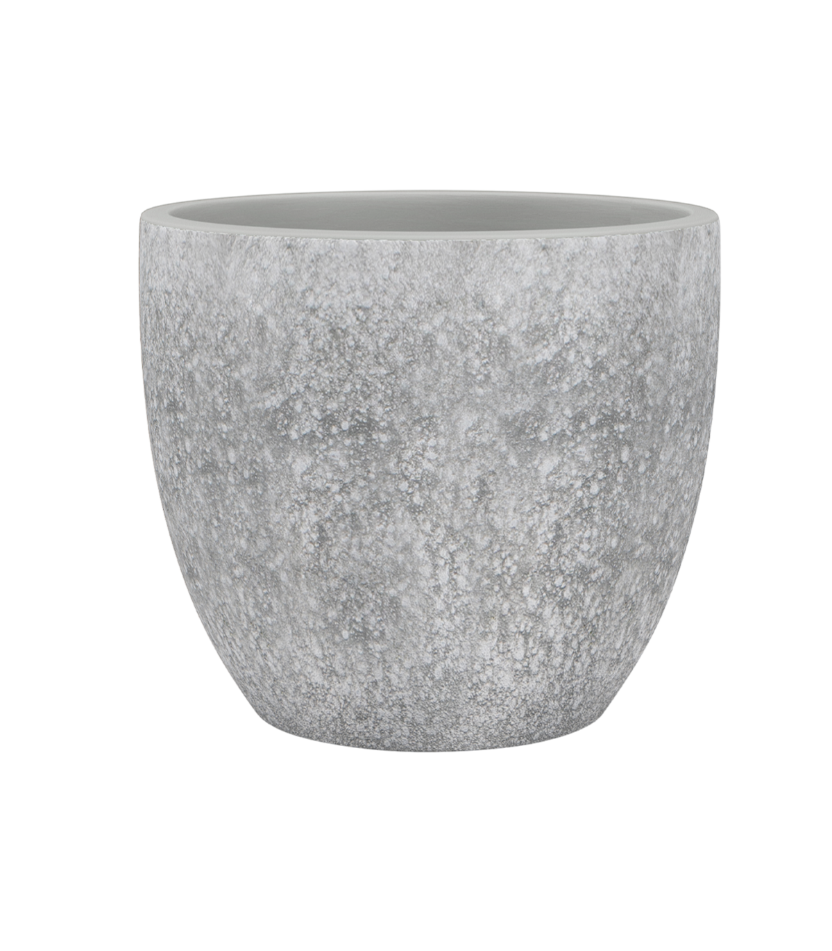 Vaso Lisbon Grigio Chiaro In Ceramica - Ivyline - Eleganza Senza Tempo Per Piante Medie, 13.5 Cm