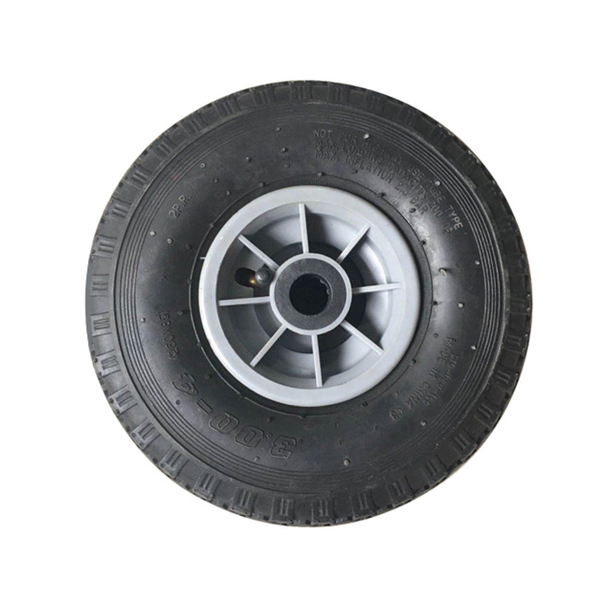 Ruedas De Poliuretano Con Llanta Metálica – 2 Giratorias Y 2 Fijas, 260 Mm, A Prueba De Pinchazos