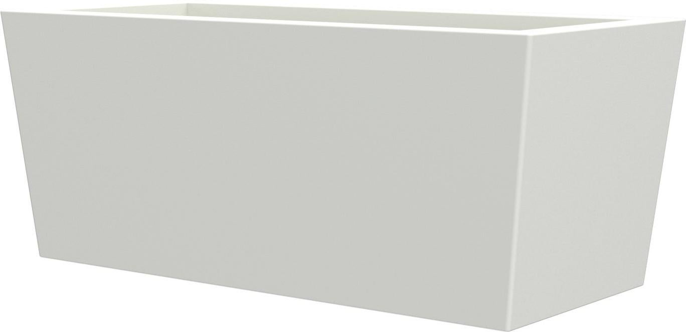 Fioriera Matelica in polietilene colore Bianco Perla H 31 cm, L 100 x P ...
