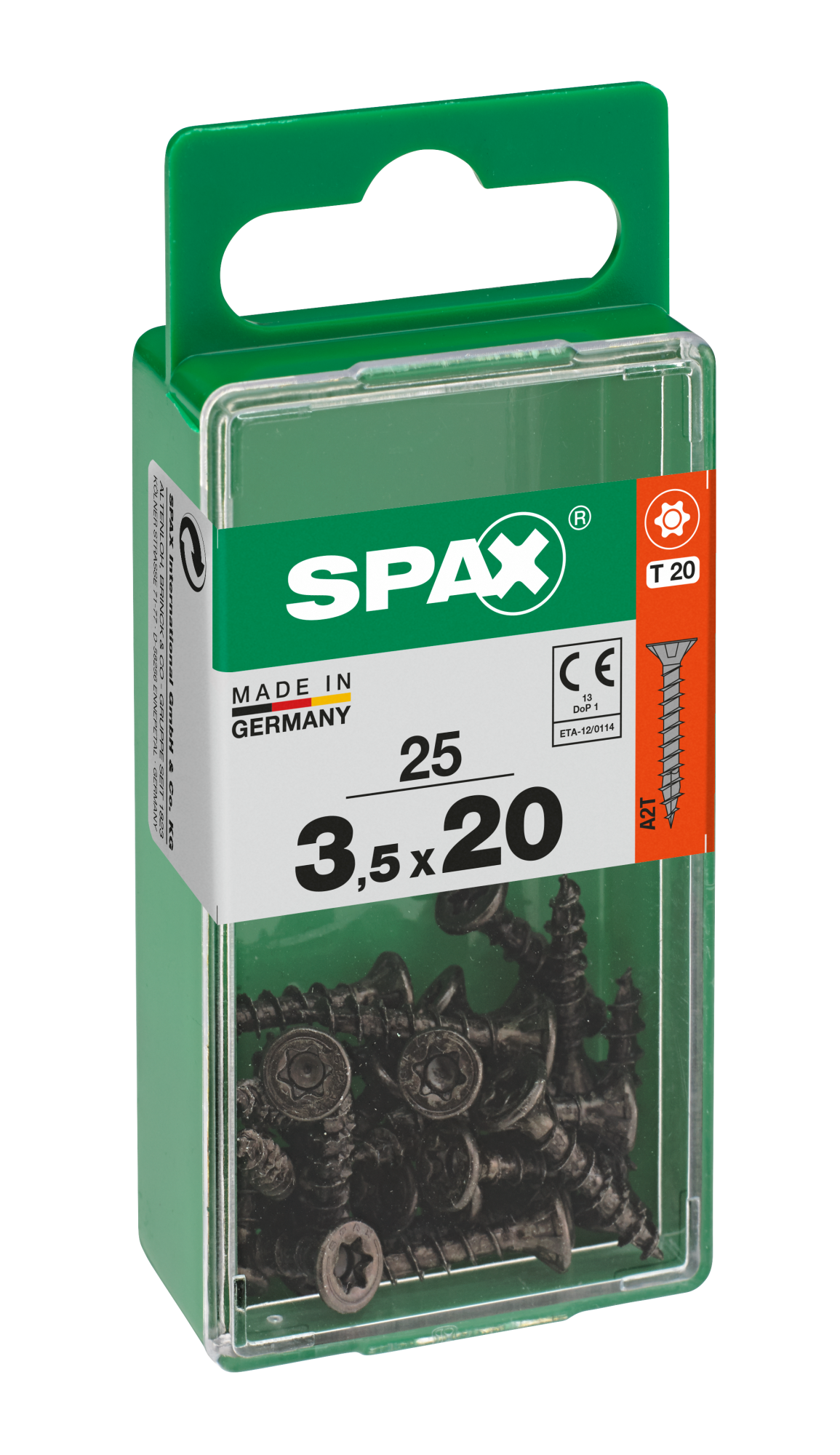 Viti Universali SPAX T-STAR Plus - Testa Svasata, Nere, 3x25 Mm, 200 Pezzi