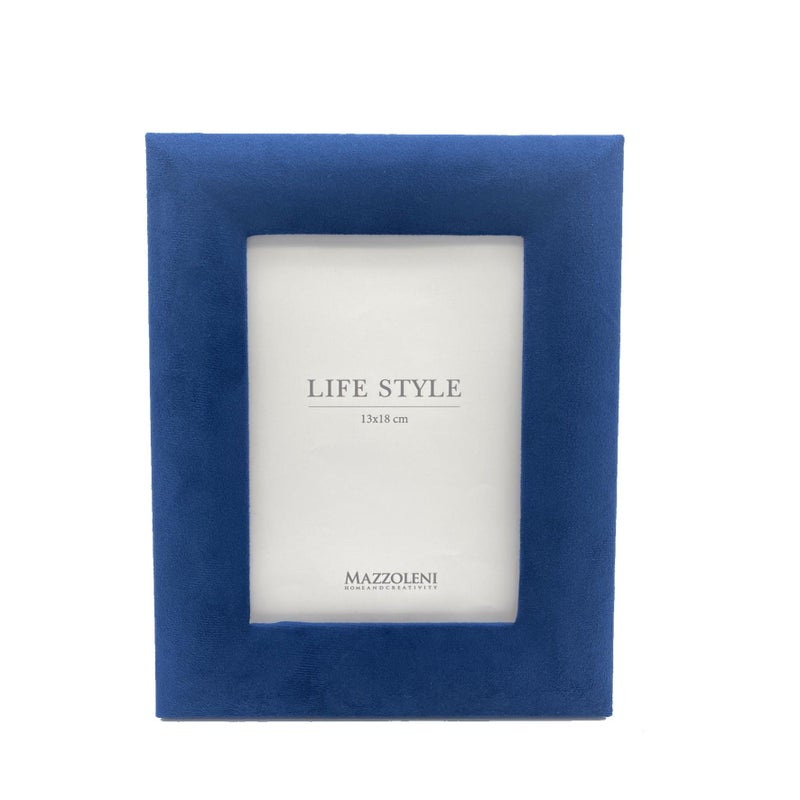Cornice Lifestyle Raya blu per foto da 13x18 cm
