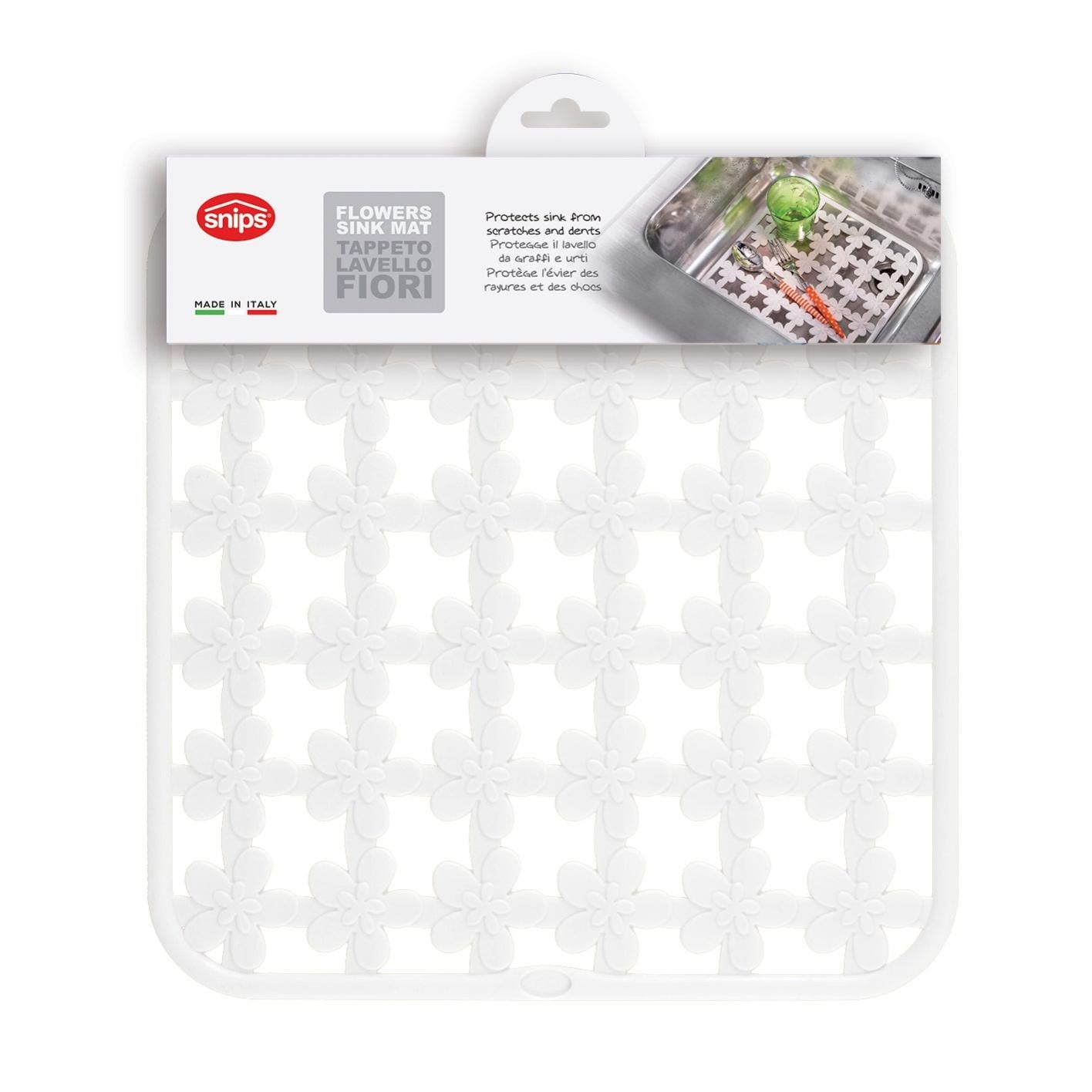 Tappetino Quadrato Per Lavello, HASLED Tappetino Lavello, Grigio TPR Tappetini Per Lavelli, Tampone di Drenaggio Antiscivolo Tagliabile Per Bagno, Cucina, Giardino (12,4×10,4 Pollici