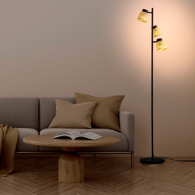 Lampada da terra led piantana design moderno salotto giardino h165 cm