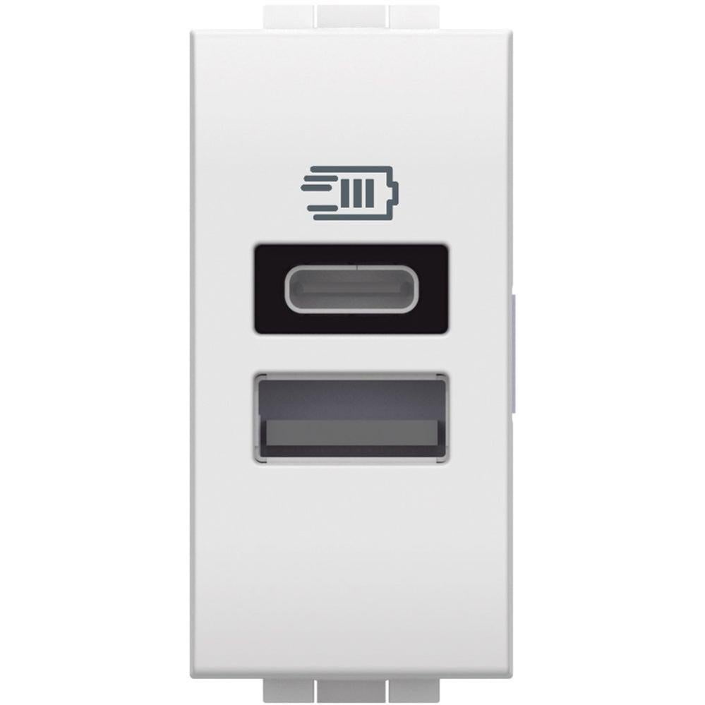 Livolo Presa USB Da Incasso Con Vetro Di Sicurezza - Design Bianco, 80x80mm, Nuova Tecnologia, Ideale Per Sostituzione Civili - 2