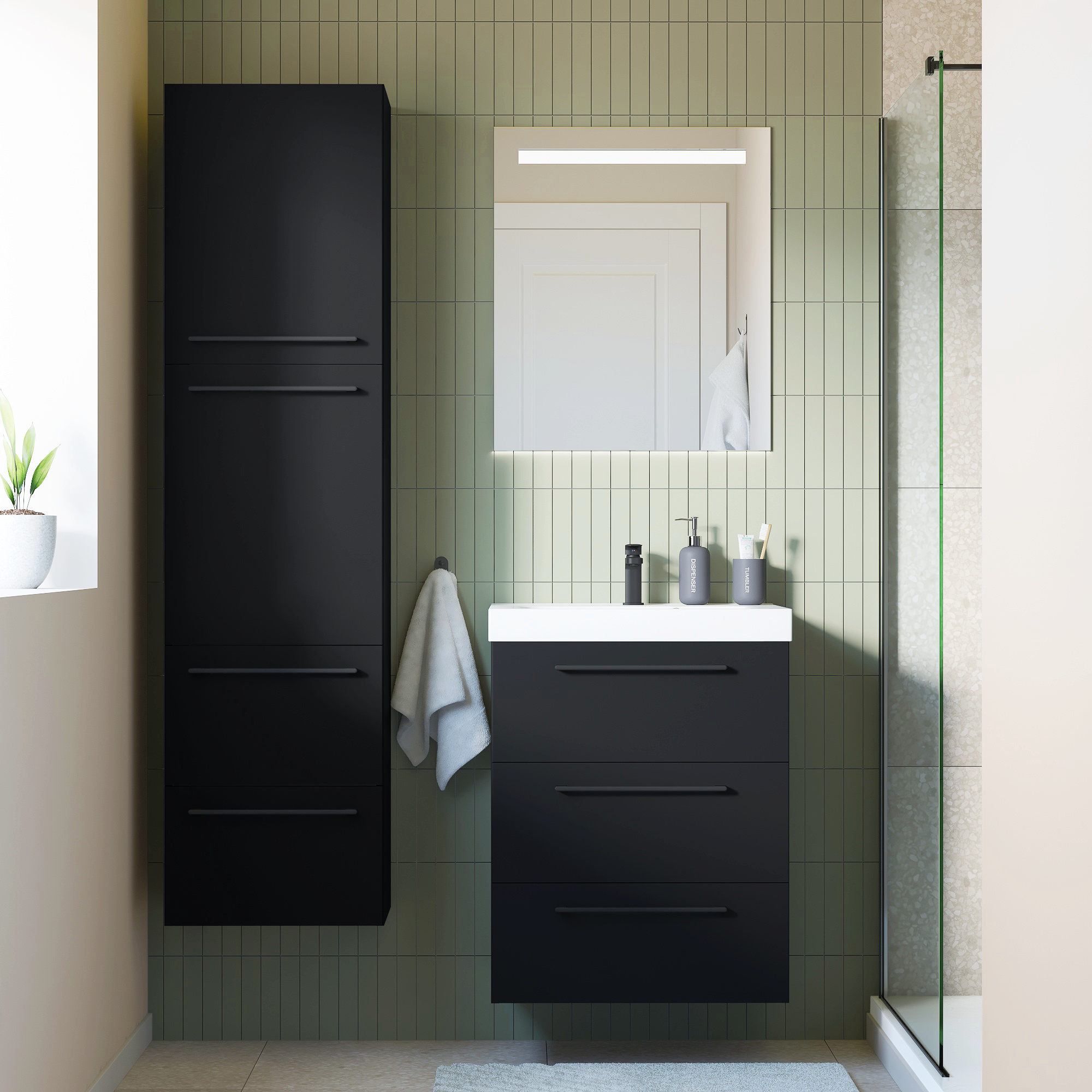 Mobile per bagno con anta 45x38