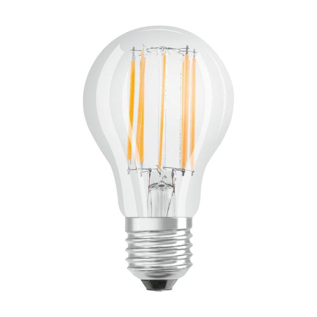 OSRAM Goccia Lampadine LED, 11 W Equivalenti 100 W, Attacco E27, Luce Calda 2700K, Confezione da 6 Pezzi OSRAM Goccia Lampadine LED, 11 W Equivalenti 100 W, Attacco E27, Luce Calda 2700K, Confezione da 6 Pezzi