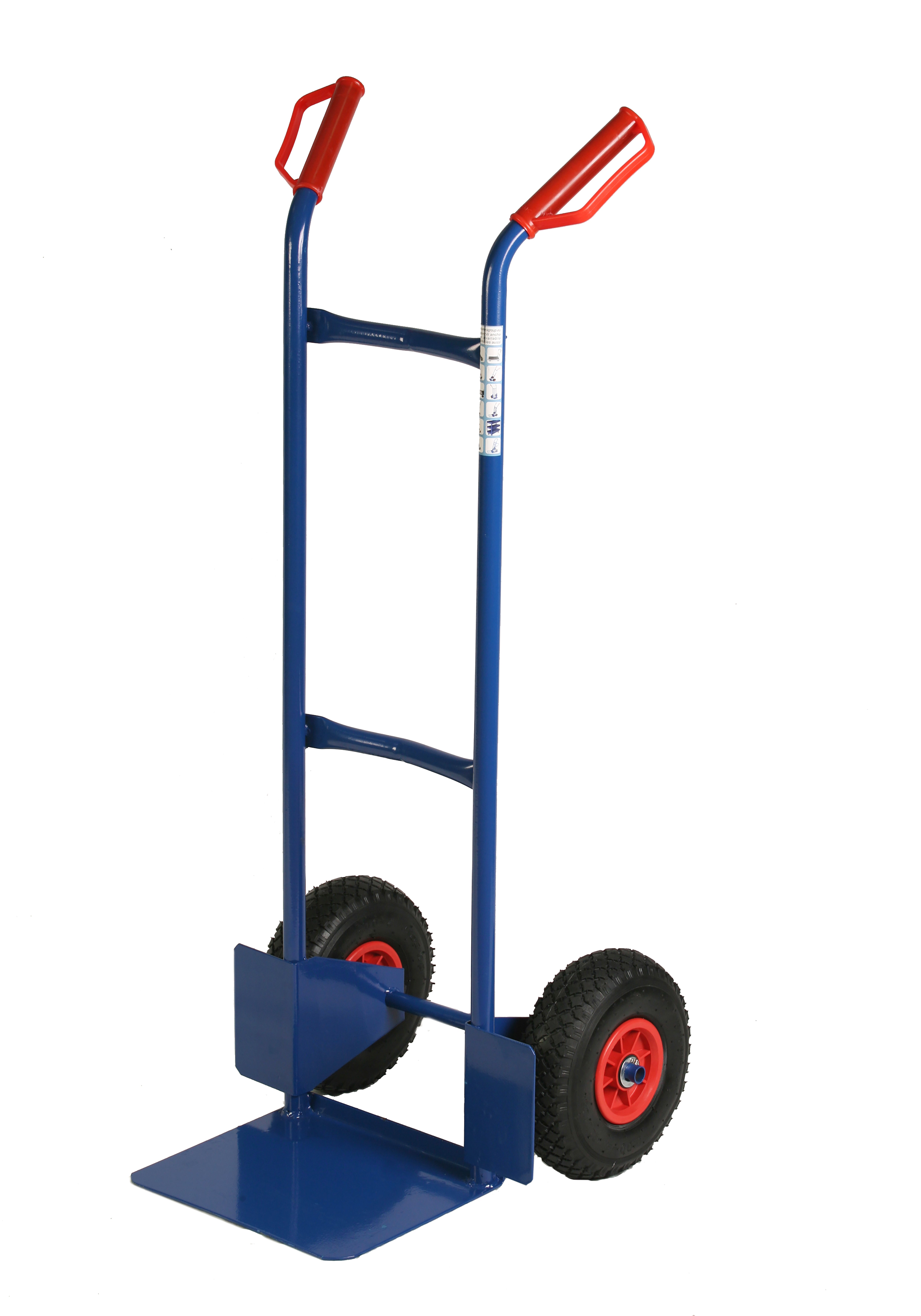 Carrello trasporto pieghevole ruote pneumatiche / Portata 250Kg