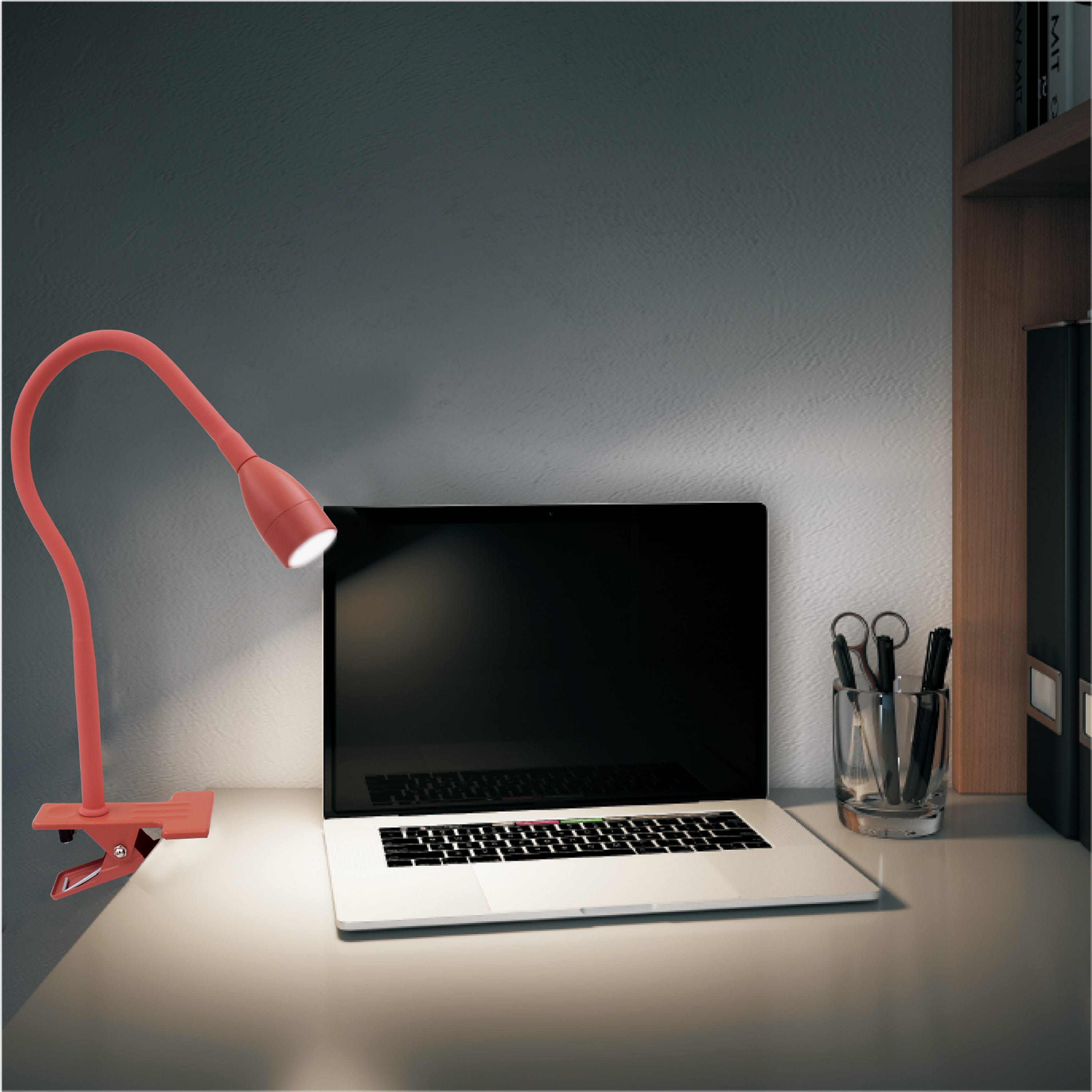 Lampada da scrivania LED Gao rosso