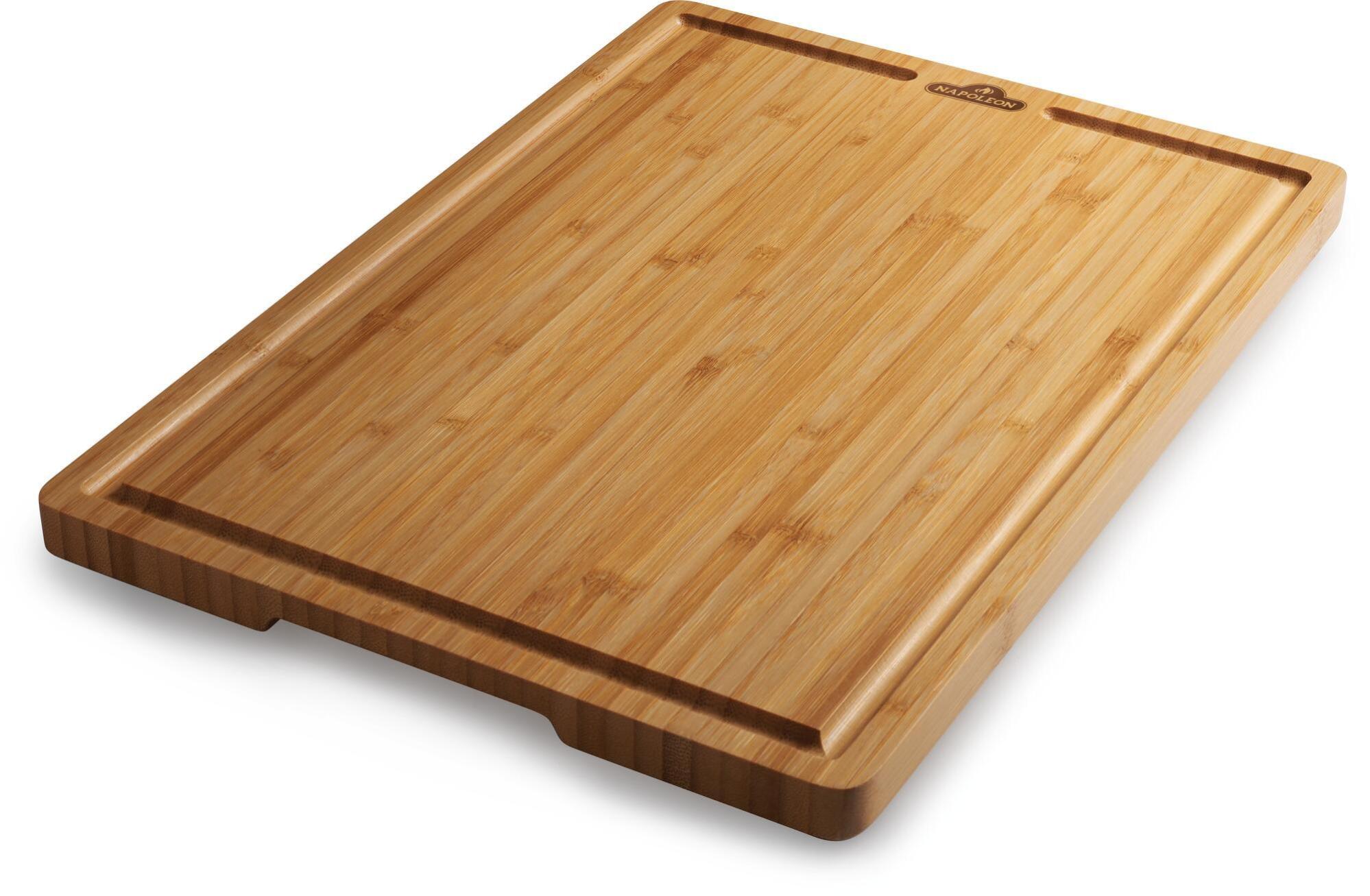 Tagliere In Bambù Kesper Con 2 Vassoi Di Raccolta – 41x26,5x8 Cm, Vaschette Lavastoviglie - 6