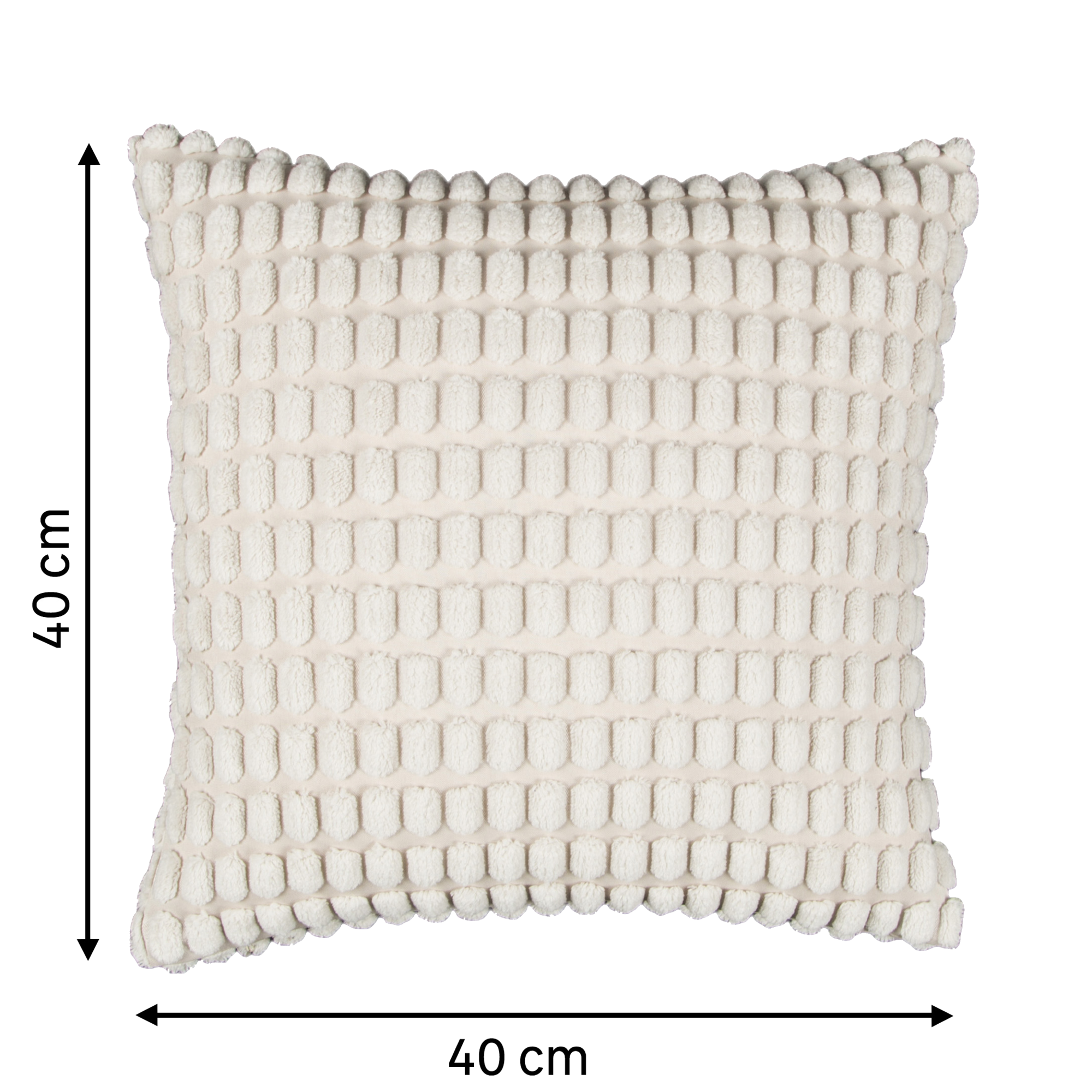 LOVELY CASA BEA Cuscino Quadrato 40x40 Cm In Poliestere Grigio: Morbido E Resistente - 6