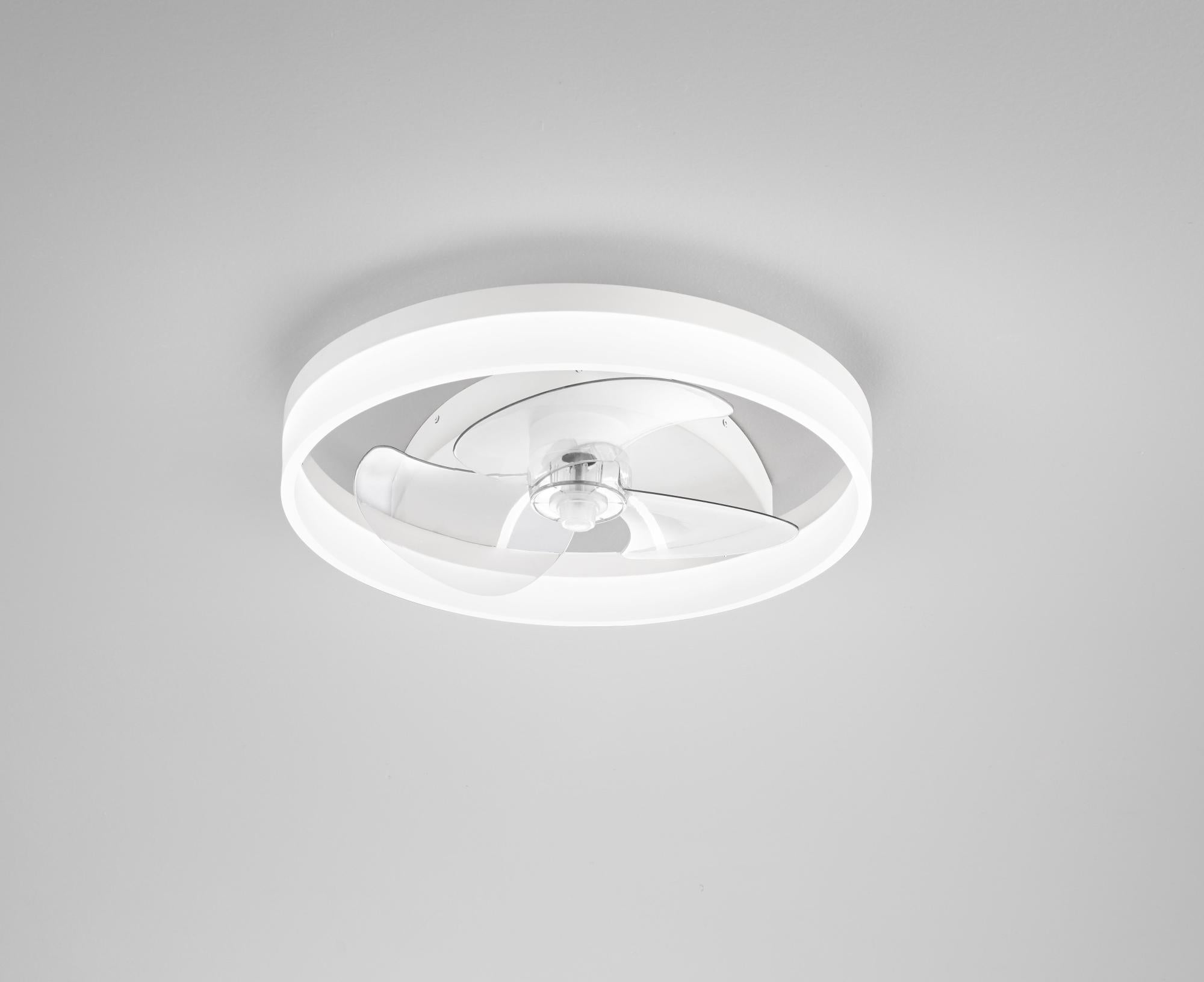 V-TAC Ventilatore LED Da Soffitto A Scatola Con Motore A Corrente Alternata Da 45w Telecomando 3in1 Colore Grigio P 249318