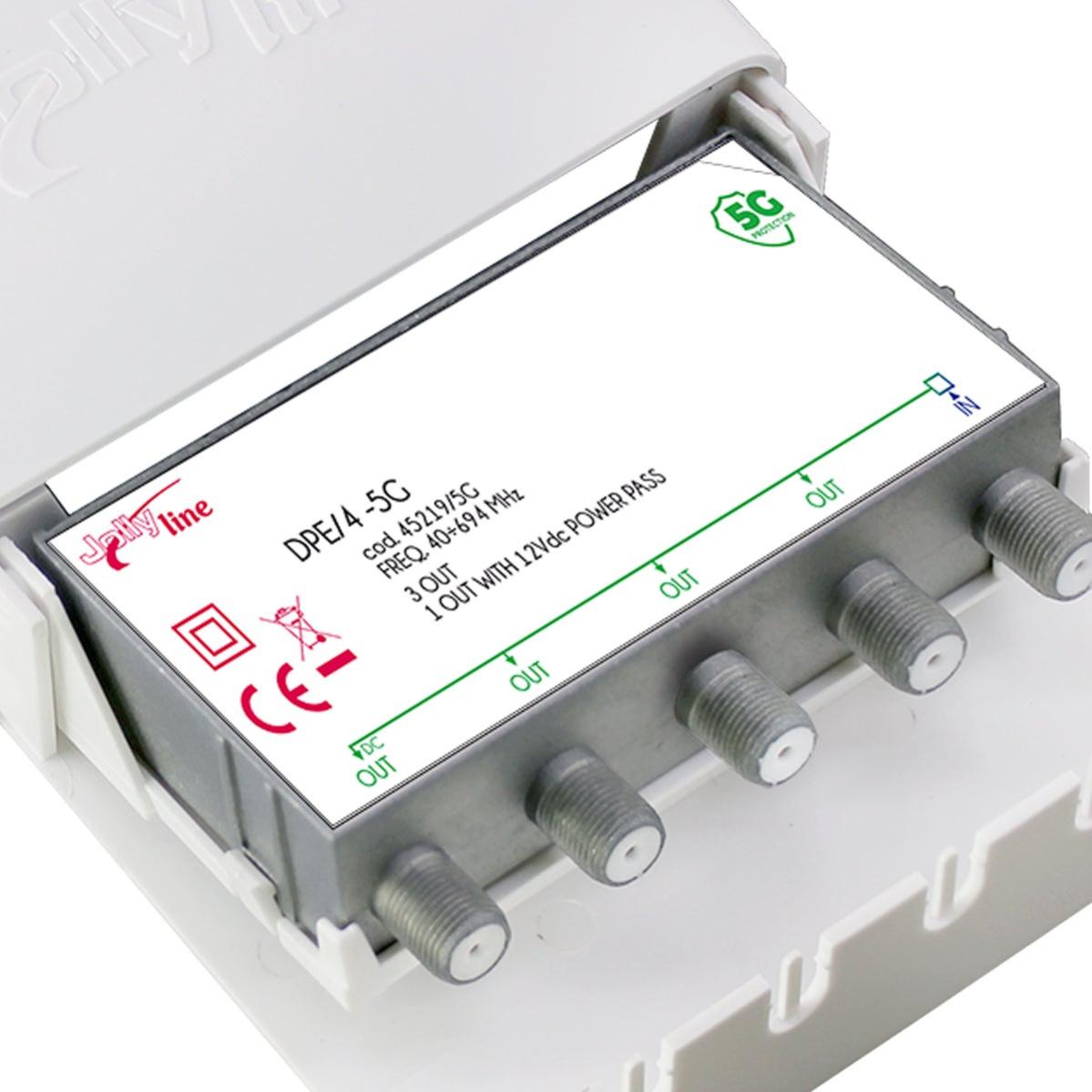 Derivatore TV MITAN DR400 - 4 Uscite, Connettori Morsetto, Per Segnale Antenna - Foto 9