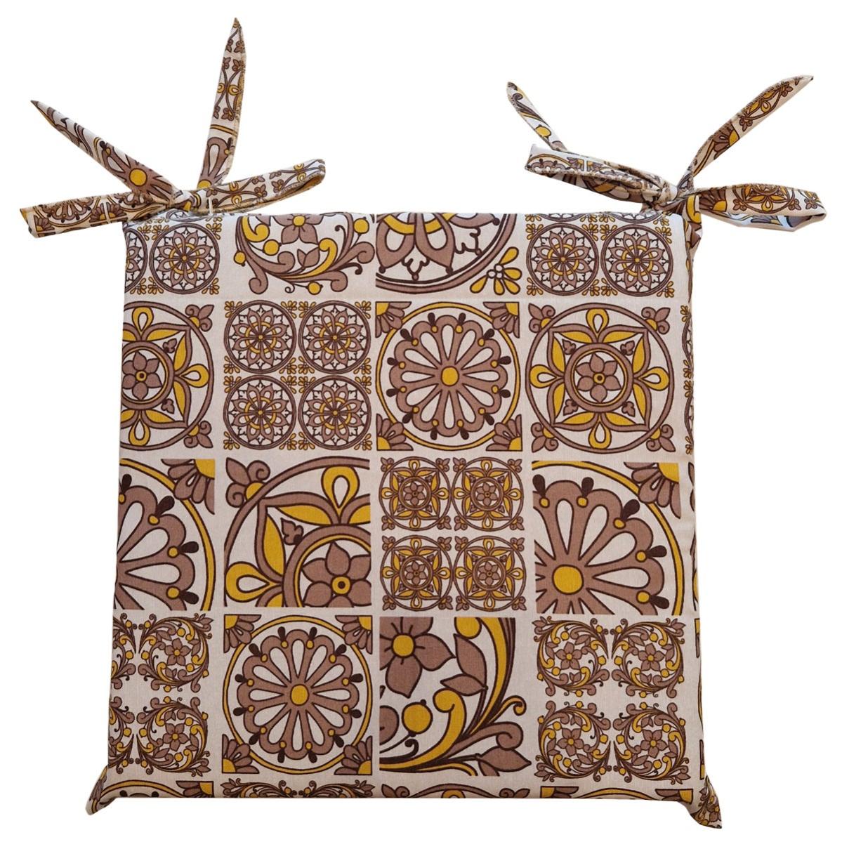 N. 4 CUSCINI COPRI SEDIA Coprisedia PER CUCINA CUORI ROSSO Tirolese Tirolo 40x40