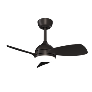 Ventilatore da soffitto silenzioso con luce LED 101 cm RAINBOW