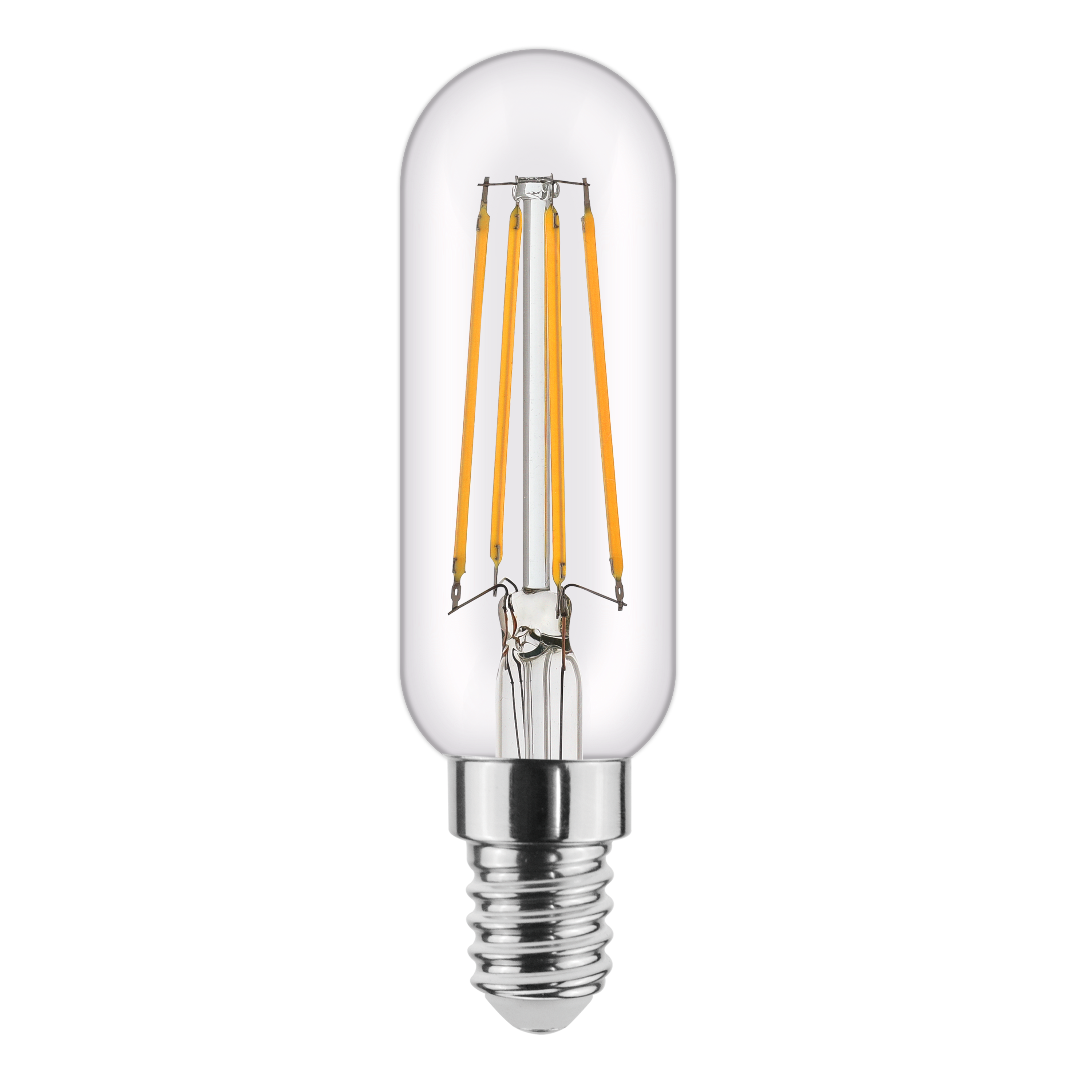 Set da 3 lampadine LED, oliva, trasparente, luce calda, 5.9W=806LM (equiv  60 W), 330° , LEXMAN