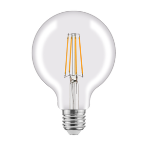 LEXMAN - Set di 10 lampadine LED opache - E27 - 806LM - 5,9W equivalenti  60W - Ø 45 mm - 4000K - Bianco naturale