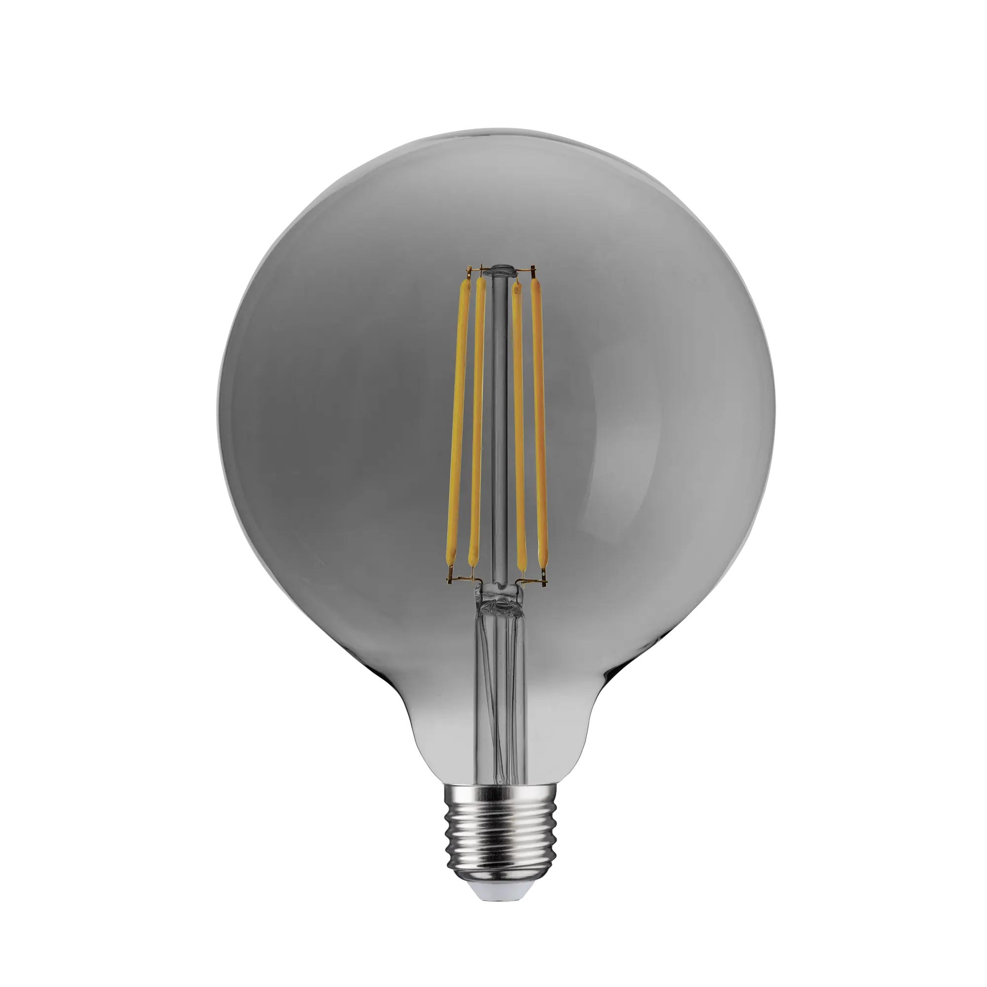Lampadina LED, globo, fumé, luce naturale, 5.8W=470LM (equiv 40 W), 330° ,  LEXMAN