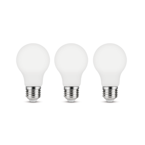 Set da 3 lampadine LED, goccia, opaco, luce naturale, 5.9W=806LM (equiv 60 W),  330° , LEXMAN