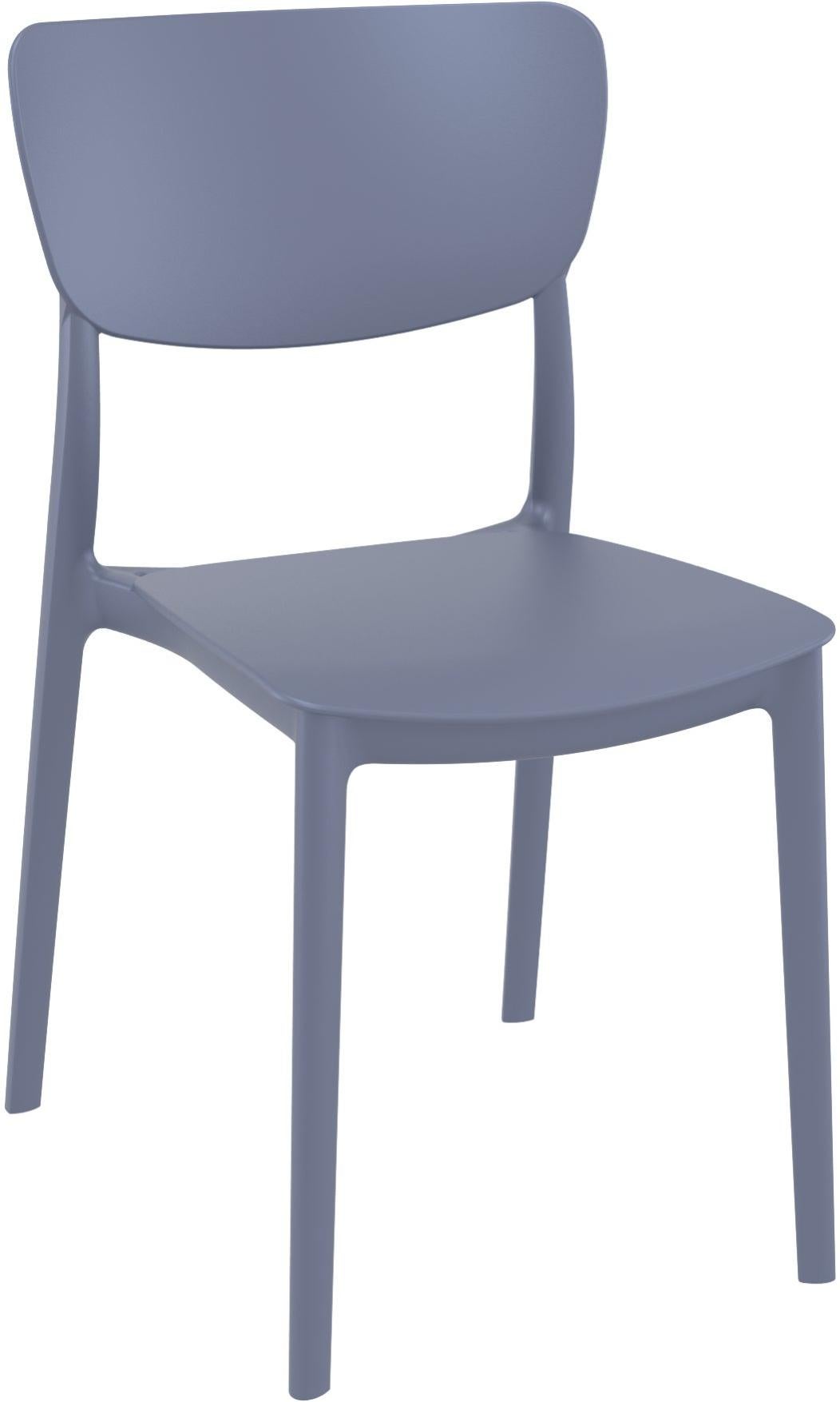 Nivel Set Di 4 Sedie Da Giardino In Polipropilene E Metallo, Colore Verde - Eleganti E Resistenti Ai Raggi UV, Per Esterni E Interni - 2