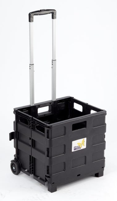 Kartell Carrello/tavolino pieghevole Gastone, nero | Finnish Design Shop Kartell Carrello/tavolino pieghevole Gastone, nero | Finnish Design Shop