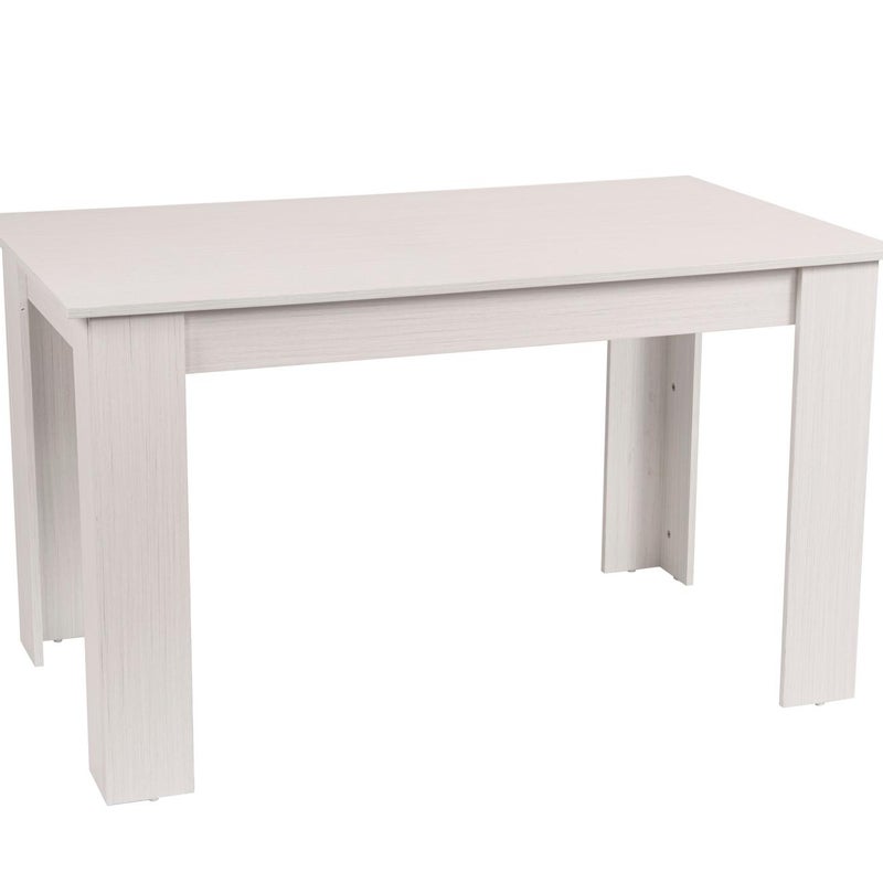 Tavolo in metallo bianco legno