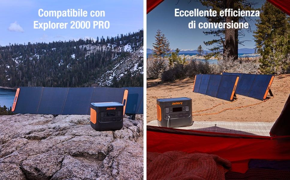Borsa Imbottita Per Pannello Solare Jackery 100W – Doppio Strato, Dimensioni 55x65 Cm, Con Tracolla, Arancione