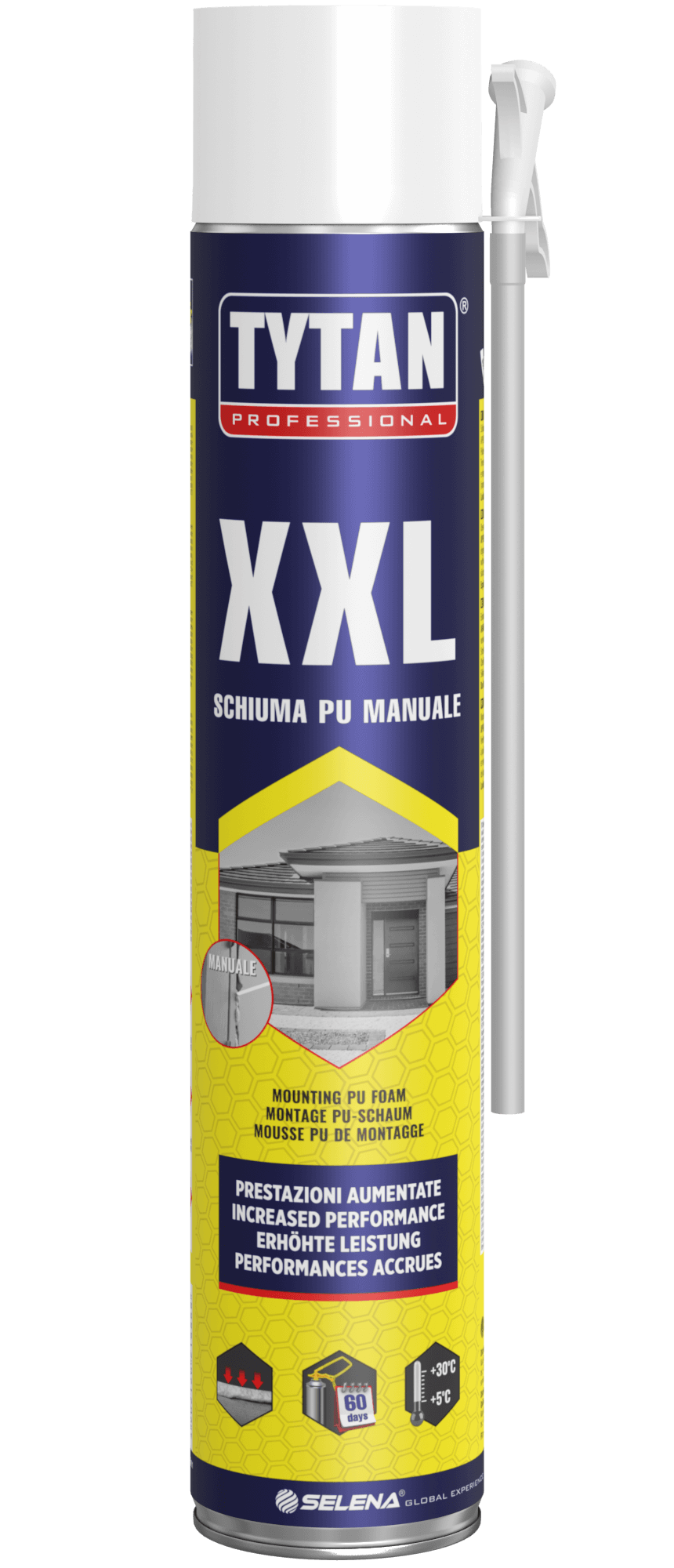 Schiuma espansa TYTAN XXL schiuma poliuretanica giallo 670 ml