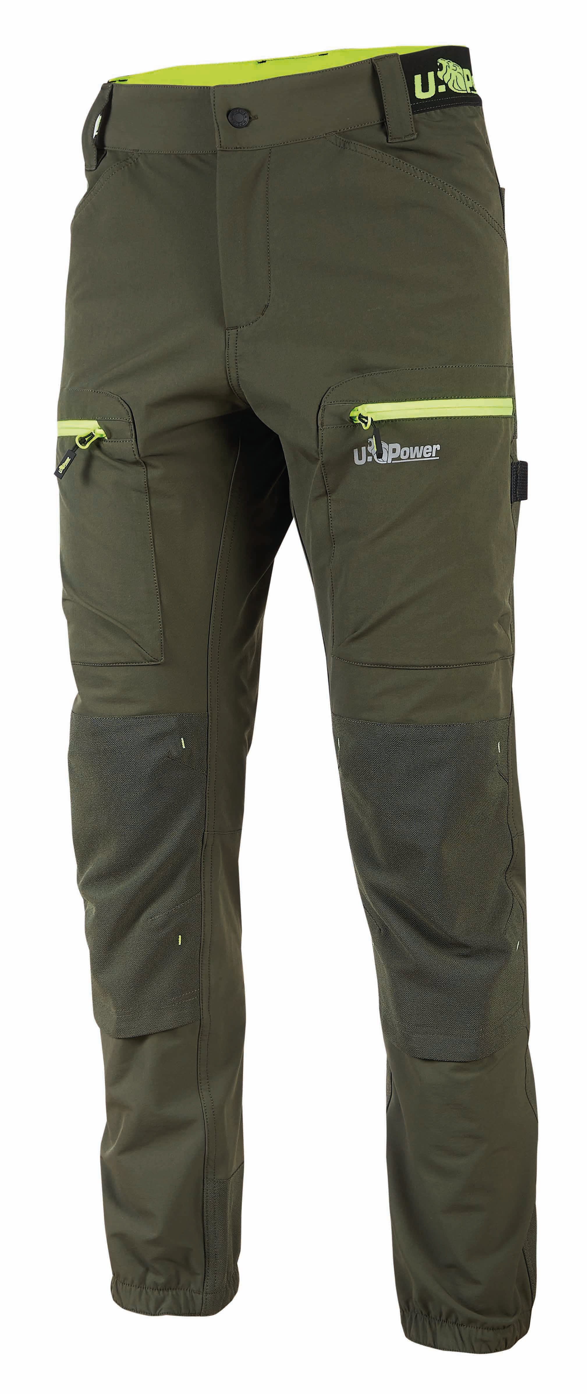 Pantalone da lavoro U-POWER FU281DG verde tg. L