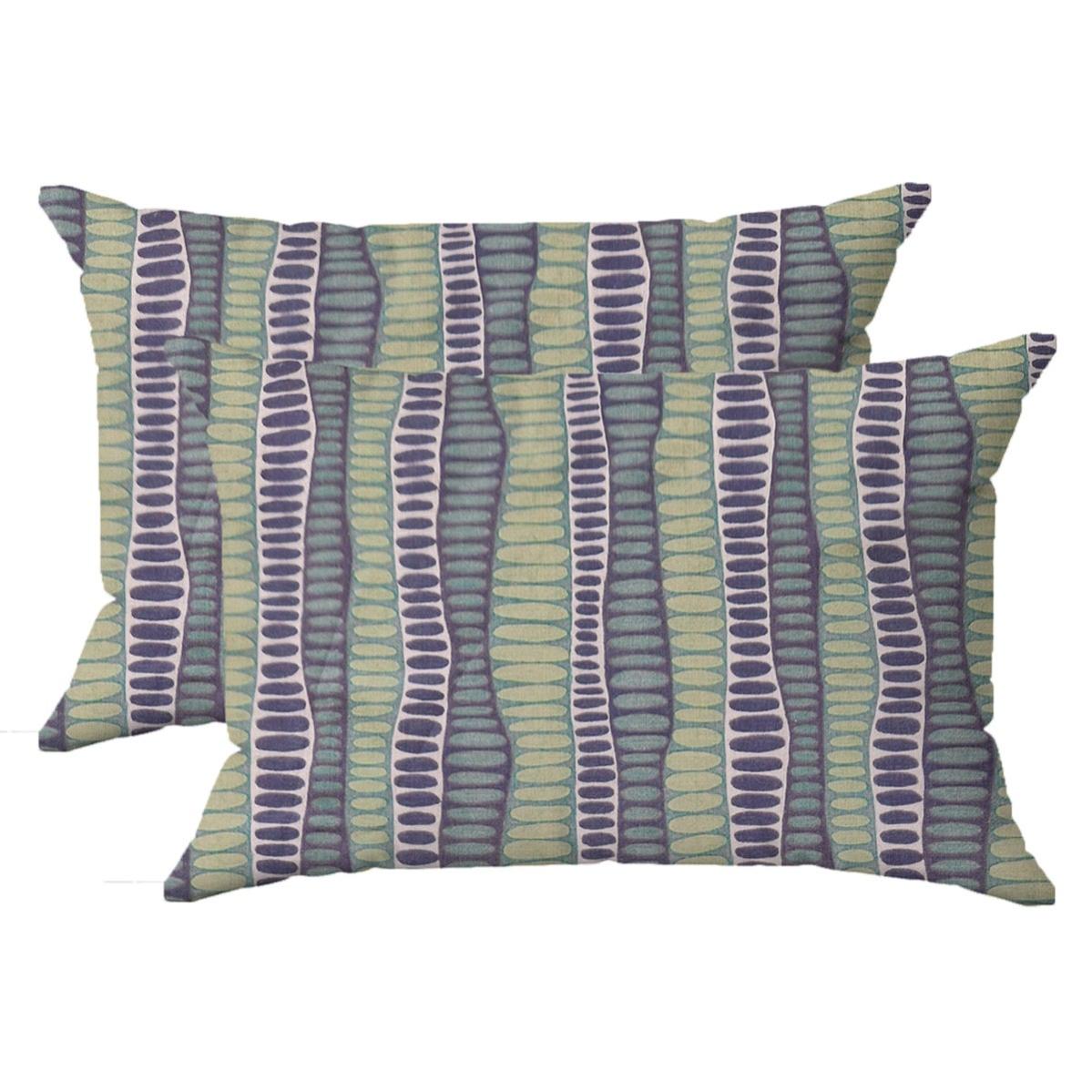 Federa Per Cuscino HOMESCAPES Rajput In Cotone Verde – 60x60 Cm, Tinta Unita, Con Cerniera, Per Divano E Letto - 6