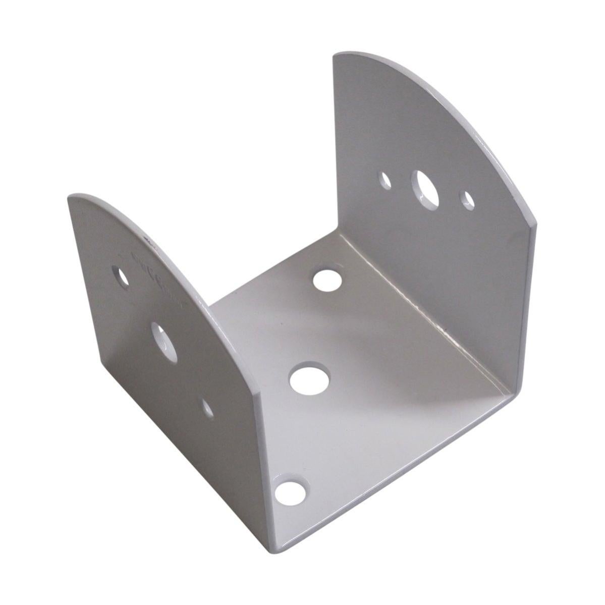 Supporto Per Fissare Piegata In Acciaio Da Fissare Bianco L 3x H 3 - Foto 4