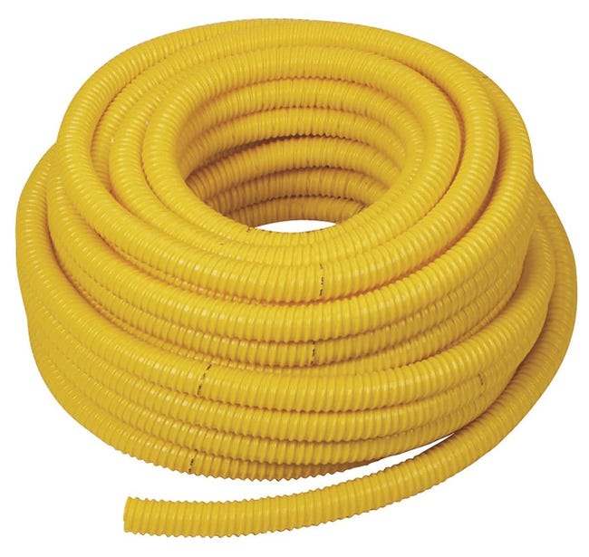 Tubo Guaina Gialla Per Gas - Diametro 20mm, Rotolo Da 25 Metri, Protezione Tubi - Foto 9