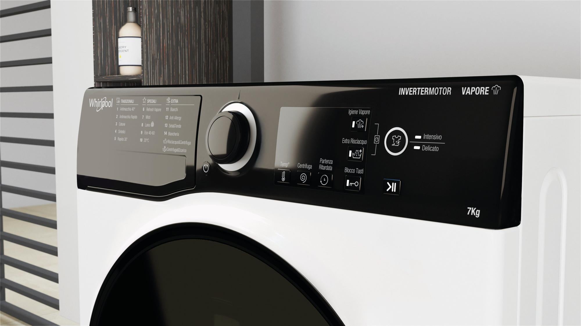 dlc-9100 whirlpool lavatrice carica frontale classe a 1000 giri 9 kg