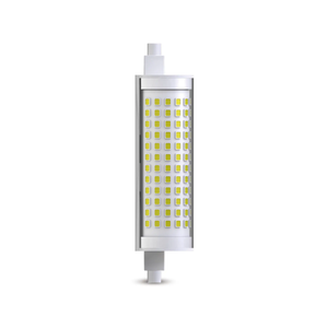 Lampadina led attacco R7S 12w cob luce lineare 118mm slim trasparente  sostituto alogena a basso consumo