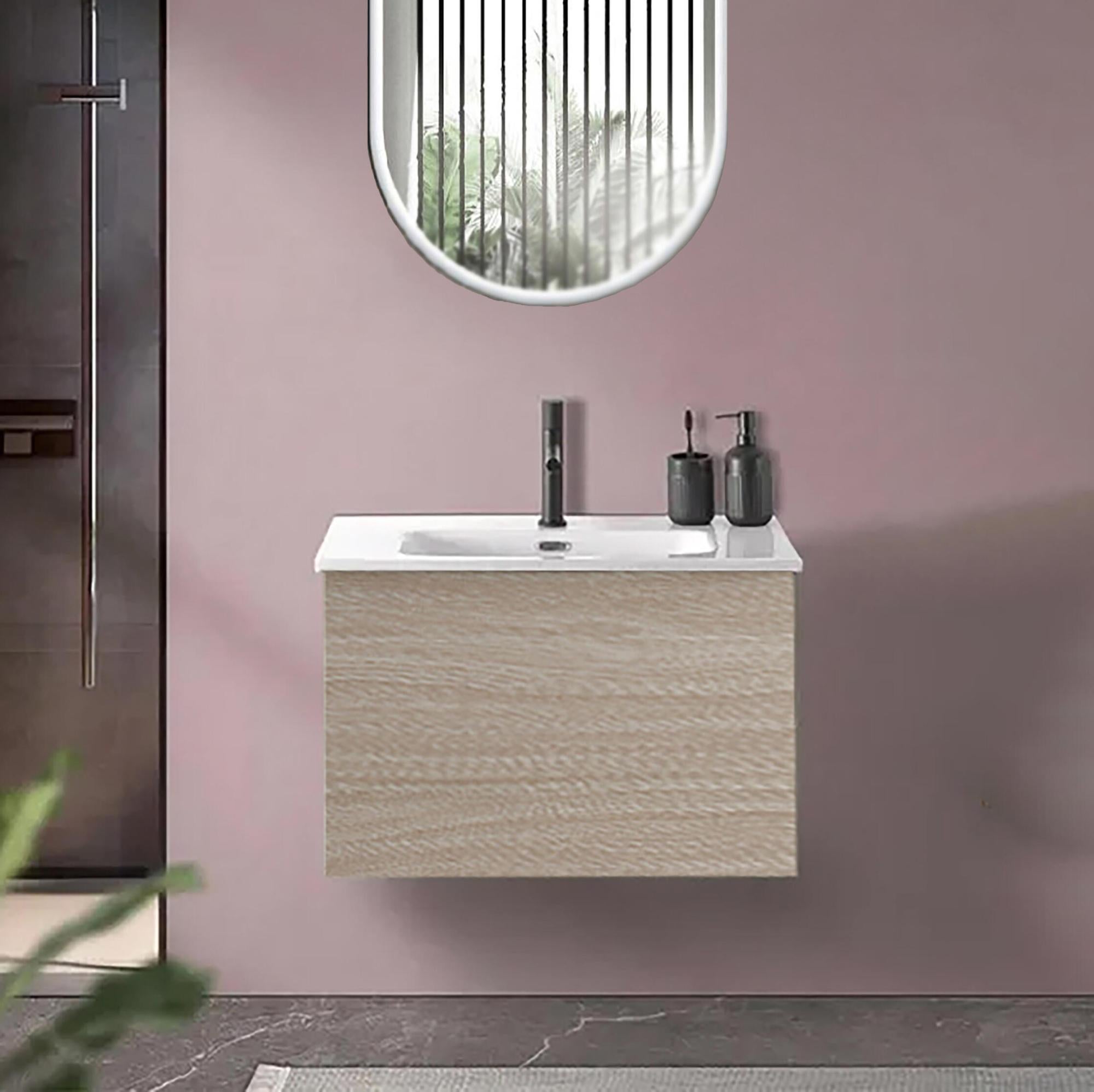 trendteam smart living - PureBliss - Mobile sottolavabo su ruote