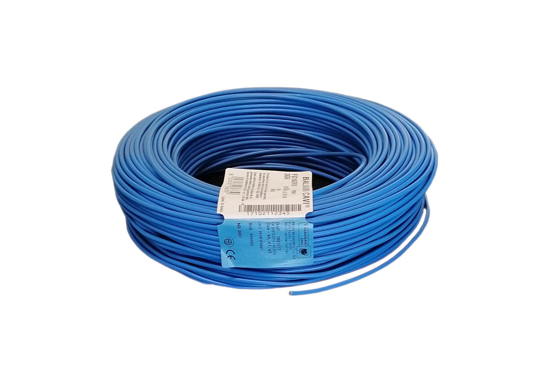 Cavo elettrico FS17 BALDASSARI CAVI FS17 Repero ® 6 mm² 50 m isolante di  colore blu