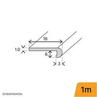 Profilo Angolare In Ottone 1000x20x20mm - Set Da 2 - Per Fai Da Te E Progetti Di Precisione - Foto 8