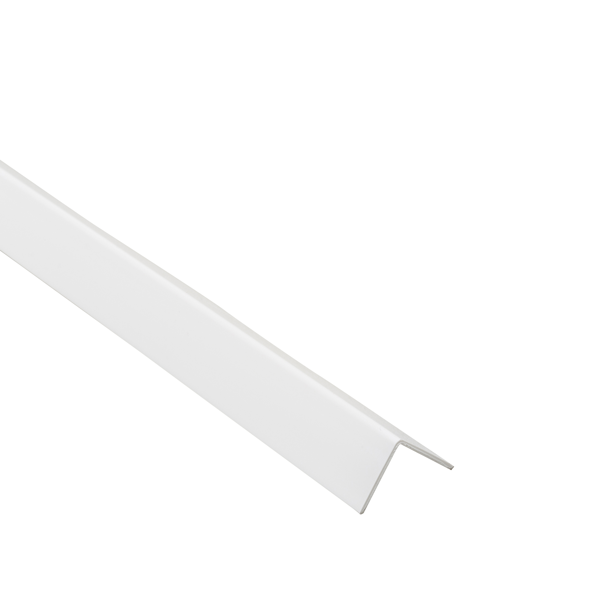 Profilo Angolare A L Alberts PVC-U Bianco - 1000x25x15 Mm, Spessore 1 Mm, Per Finiture E Bordi