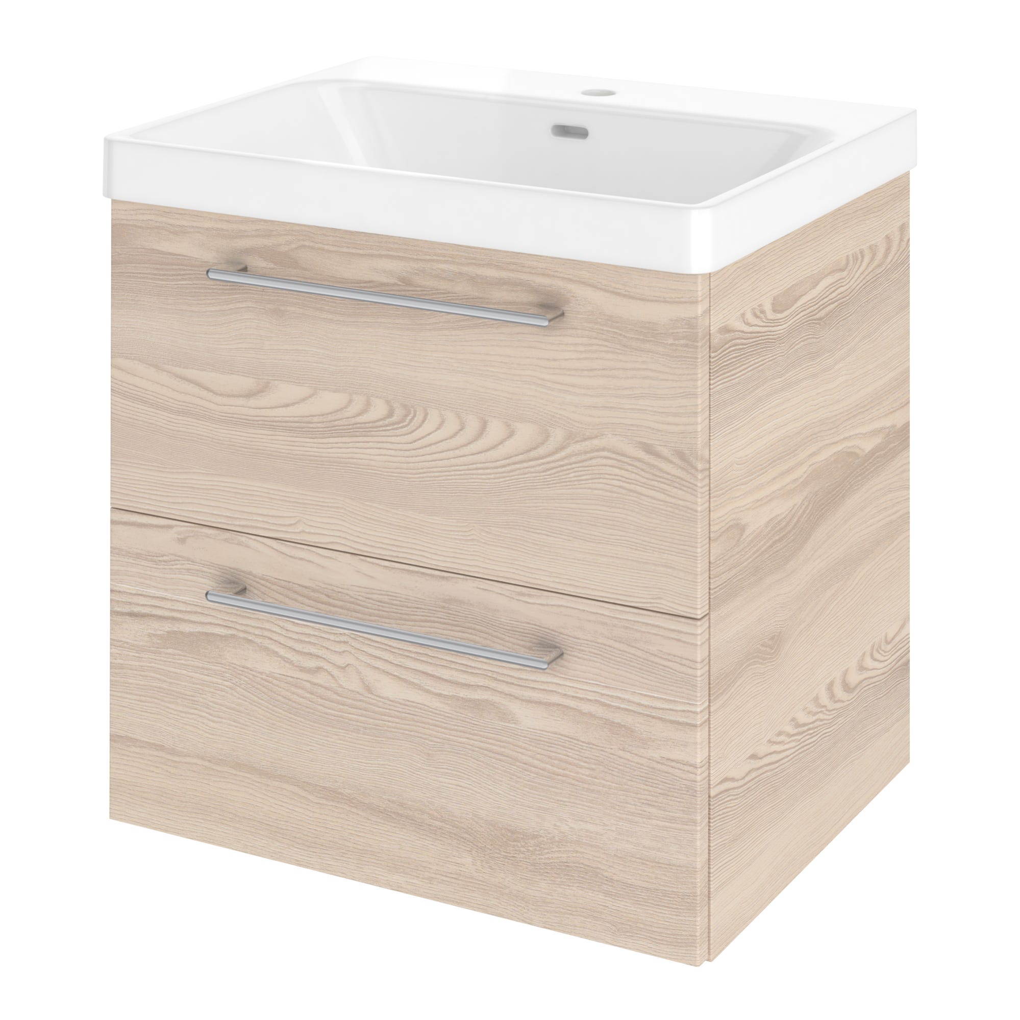 Mobile sottolavabo e lavabo Nicole rovere nabucco L 85 x P 50 H 70 cm Mobile sottolavabo e lavabo Nicole rovere nabucco L 85 x P 50 H 70 cm