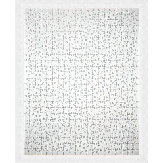 Bildershop-24 Cornice Per Puzzle PRIO 60x80 Cm - Alluminio Lucido, Adatta Per Puzzle Da 1000-1500 Pezzi