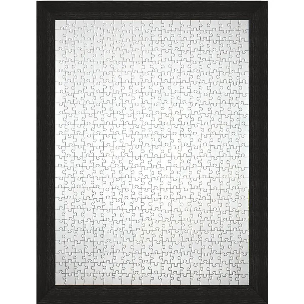 Cornice per puzzle nero lucido per foto da 100x140 cm