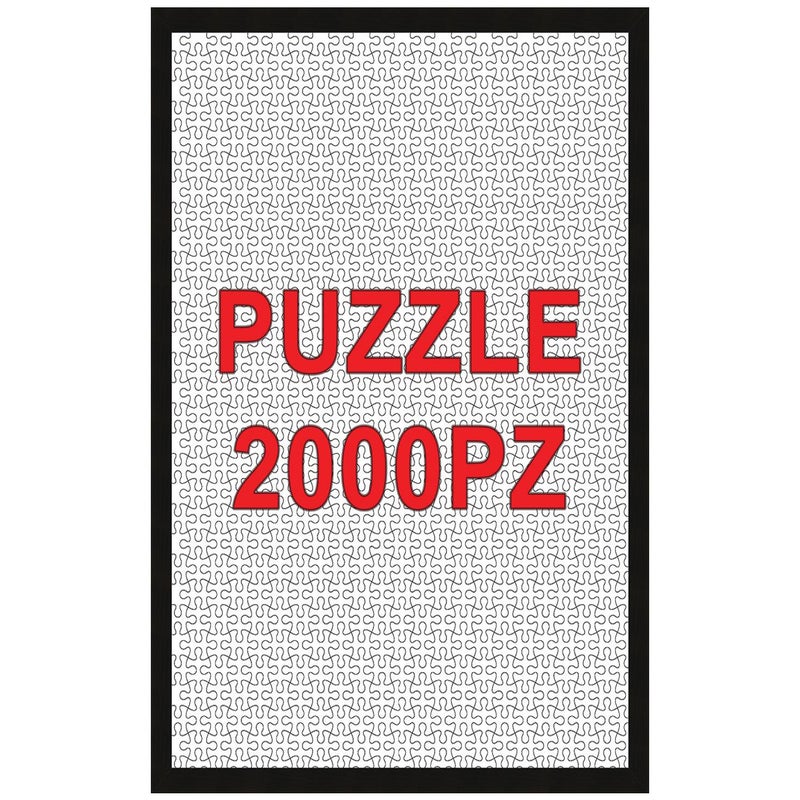 Cornice per puzzle 2000 pezzi nero opaco per foto da 75,4x98,4 cm